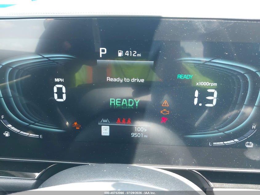 2025 Kia Niro VIN KNDCT3LE2S5227077 IAAI salvage auction — FRONT END, Salvage (Texas), sold $10,250 on 2026-08-20 (photo 7)