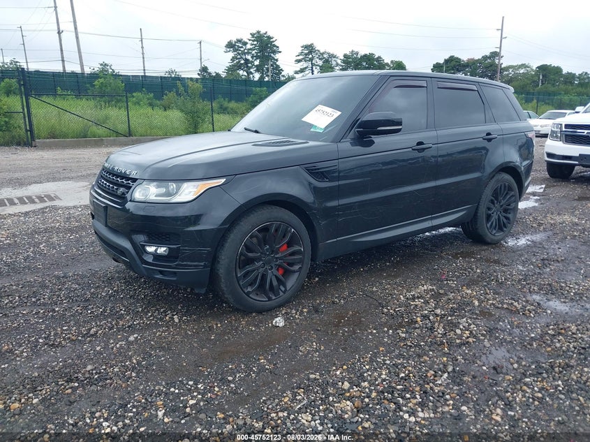 2015 Land rover Range rover sport VIN SALWR2TF1FA504869 IAAI salvage auction — VANDALISM, Wait Title, sold $7,000 on 2026-08-18 (photo 2)