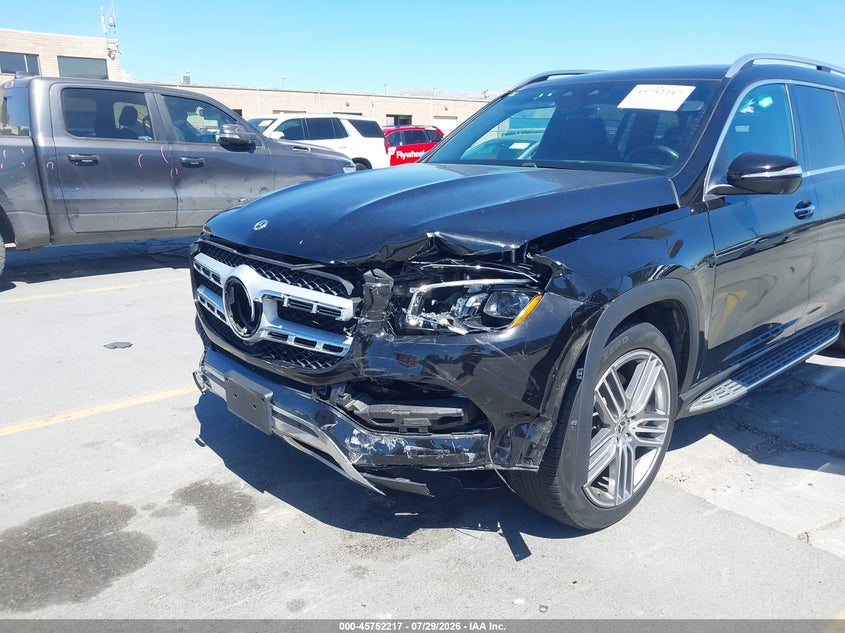 2022 Mercedes-benz Gls-klasse VIN 4JGFF5KE5NA722107 IAAI salvage auction — FRONT END, Wait Title, sold $33,925 on 2026-08-17 (photo 6)