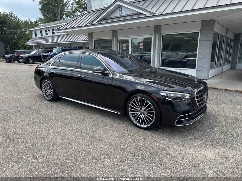 2022 Mercedes-benz S class VIN W1K6G6DB8NA143984 — IAAI salvage auction photo