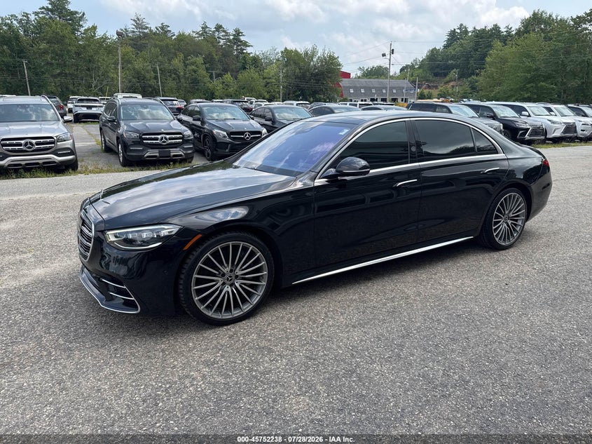 2022 Mercedes-benz S class VIN W1K6G6DB8NA143984 IAAI salvage auction — NORMAL WEAR, Clear (Massachusetts), sold $36,800 on 2026-08-19 (photo 2)