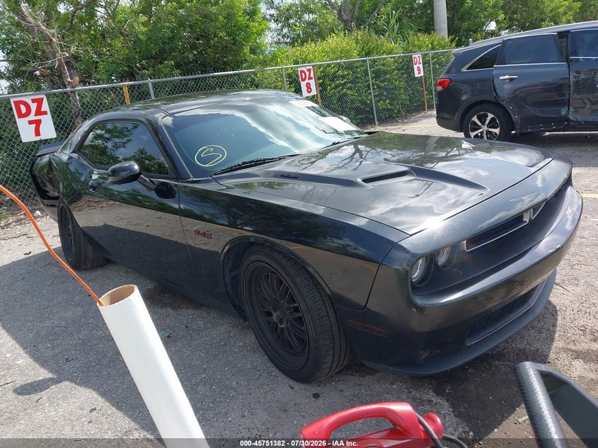 2015 Dodge Challenger VIN 2C3CDZBT4FH783667 IAAI salvage auction — REAR END, Wait Title, sold $5,000 on 2026-09-20 (photo 1)