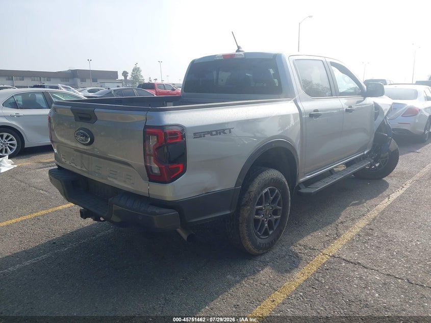 2024 Ford Ranger VIN 1FTER4GHXRLE13568 IAAI salvage auction — FRONT END, Salvage (California), sold $7,150 on 2026-08-25 (photo 4)