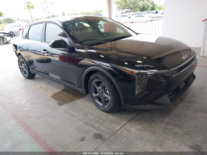 2026 Kia K4 VIN 3KPFT4DE5TE332364 IAAI salvage auction — REAR END, Salvage Title, sold $6,975 on 2026-09-05 (photo 1)