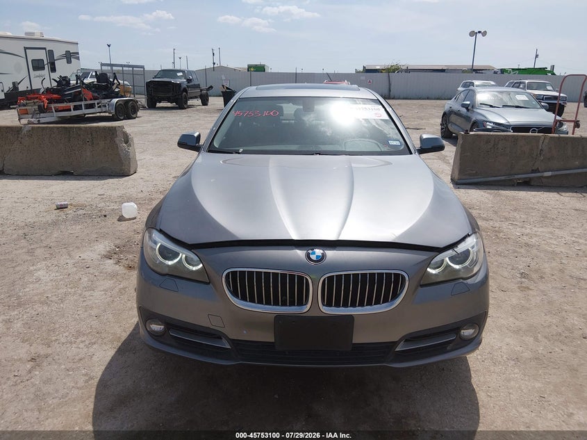 2016 BMW 5er VIN WBA5A5C50GG349567 IAAI salvage auction — NORMAL WEAR, Original (Texas), sold $1,500 on 2026-08-02 (photo 6)