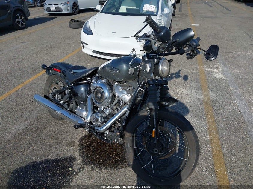 2025 Harley-davidson Street bob VIN 1HD1YJ922SB017377 IAAI salvage auction — FRONT END, Salvage (California), sold $575 on 2026-09-08 (photo 1)
