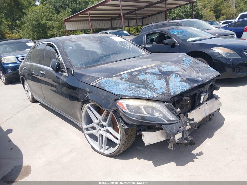 2015 Mercedes-benz S class VIN WDDUG8CB9FA113849 IAAI salvage auction — ALL OVER, Clear (Florida), sold $3,300 on 2026-08-03 (photo 1)