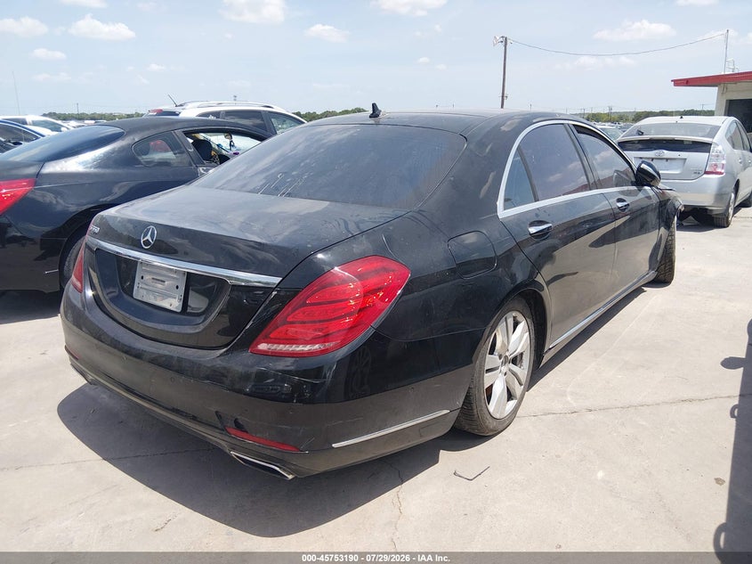 2015 Mercedes-benz S class VIN WDDUG8CB9FA113849 IAAI salvage auction — ALL OVER, Clear (Florida), sold $3,300 on 2026-08-03 (photo 4)