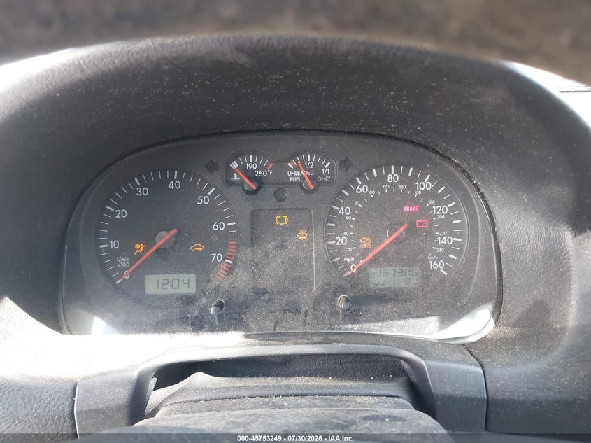 2000 Volkswagen Golf VIN WVWGA21J0YW515832 IAAI salvage auction — NORMAL WEAR, Clear (Washington), sold $175 on 2026-08-12 (photo 7)