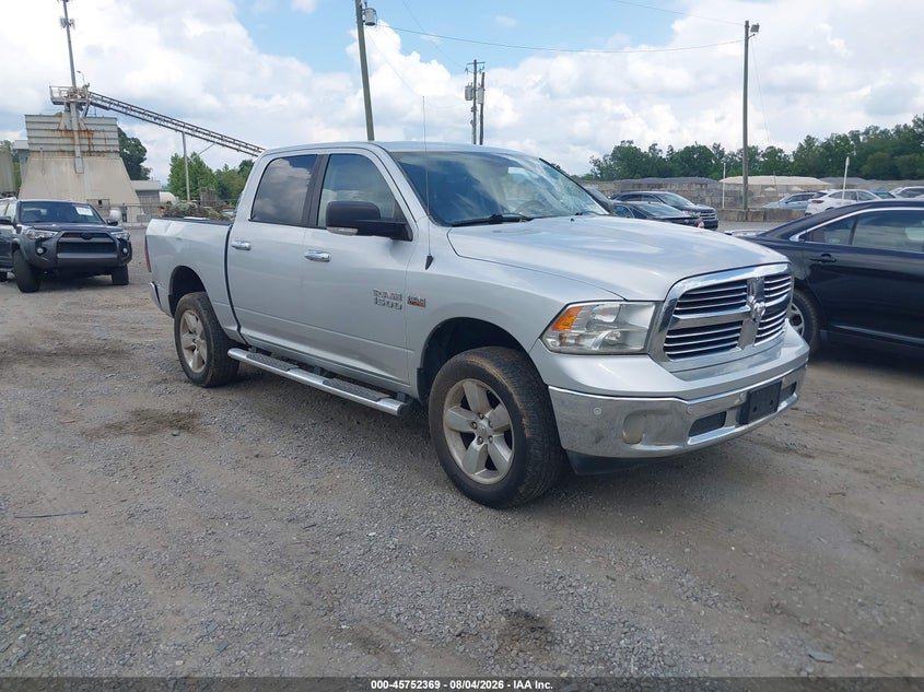 2015 Ram 1500 VIN 1C6RR7LT5FS725898 IAAI salvage auction — ROOF, Salvage Title, sold $4,600 on 2026-08-26 (photo 1)