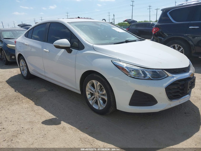 2019 Chevrolet Cruze VIN 1G1BC5SM4K7153450 IAAI salvage auction — WATER/FLOOD, Wait Title, sold $1,825 on 2026-09-29 (photo 1)