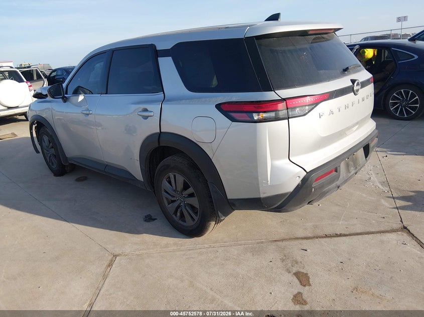 2025 Nissan Pathfinder VIN 5N1DR3AA3SC283216 IAAI salvage auction — FRONT END, Salvage Title, sold $8,100 on 2026-08-21 (photo 3)