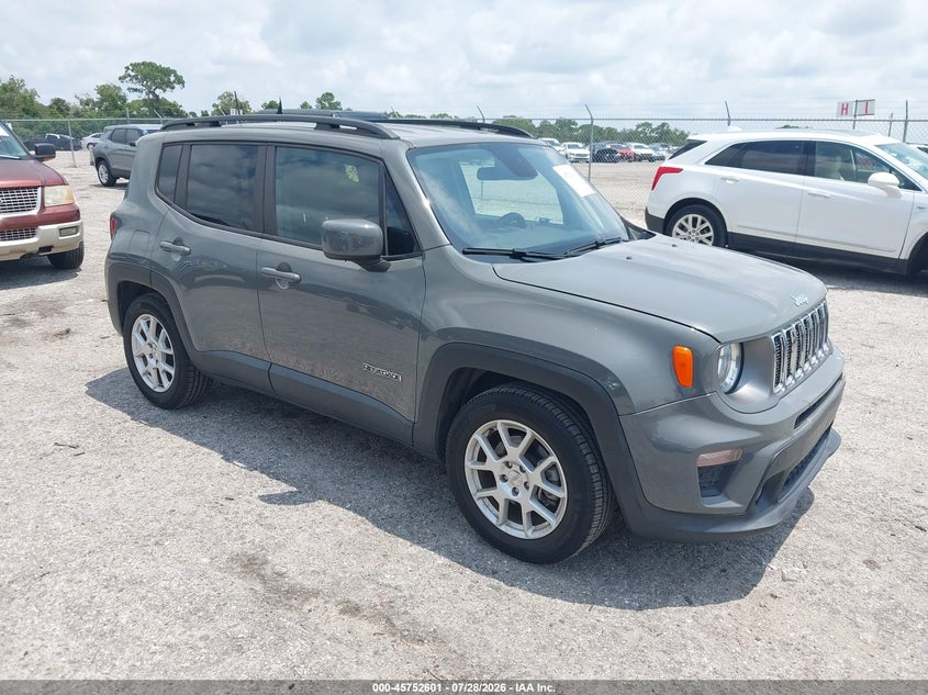 2019 Jeep Renegade VIN ZACNJABB2KPK47585 IAAI salvage auction — FRONT END, Clear (Florida), sold $2,925 on 2026-08-06 (photo 1)