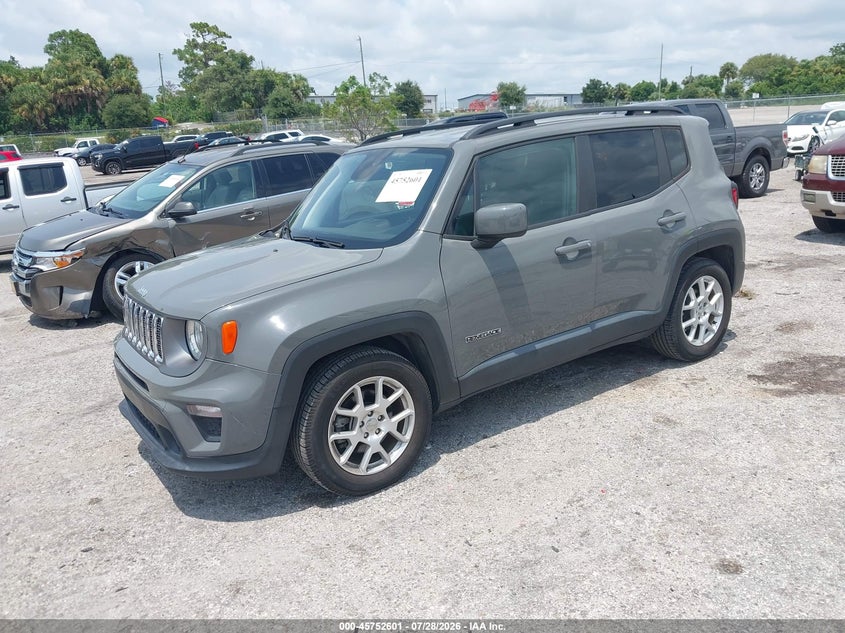 2019 Jeep Renegade VIN ZACNJABB2KPK47585 IAAI salvage auction — FRONT END, Clear (Florida), sold $2,925 on 2026-08-06 (photo 2)