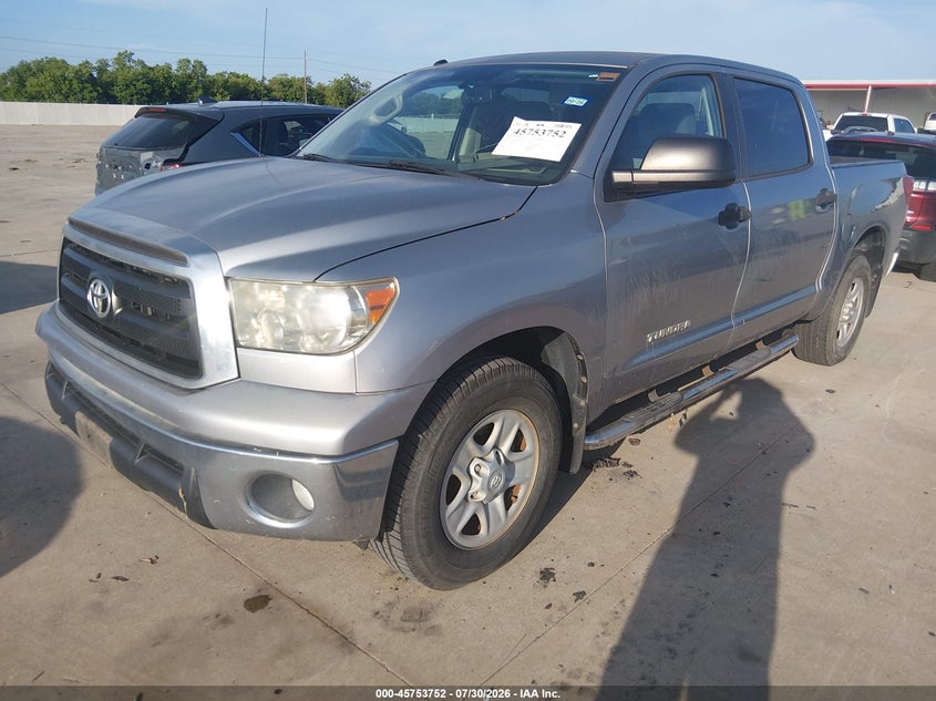 2012 Toyota Tundra VIN 5TFEM5F17CX049618 IAAI salvage auction — RIGHT FRONT, Wait Title, sold $8,600 on 2026-08-21 (photo 2)