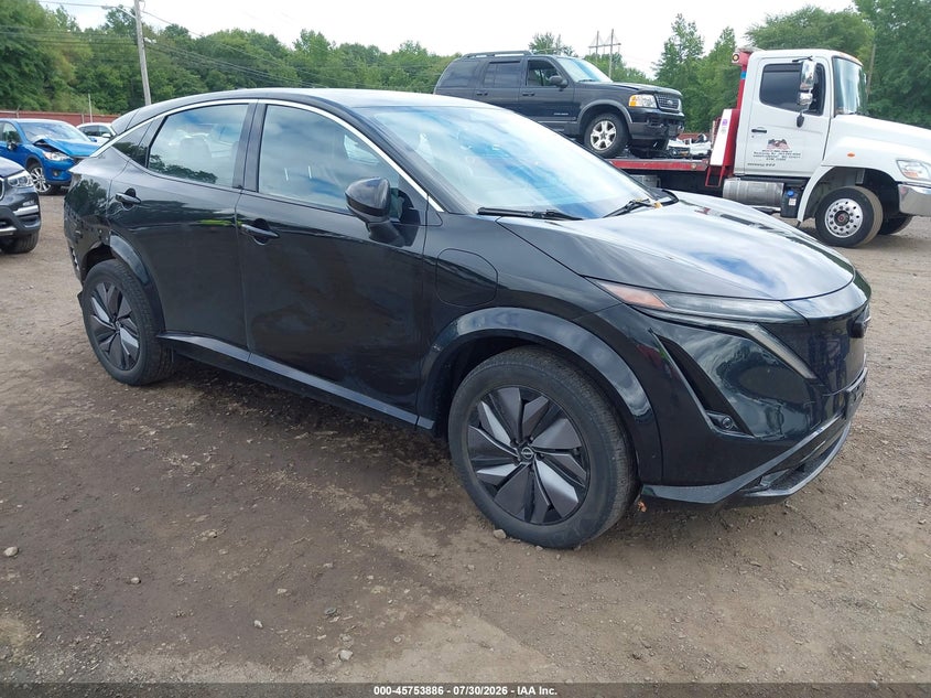 2023 Nissan Ariya VIN JN1AF0BA6PM407724 IAAI salvage auction — REAR END, Salvage Title, sold $10,900 on 2026-08-13 (photo 1)