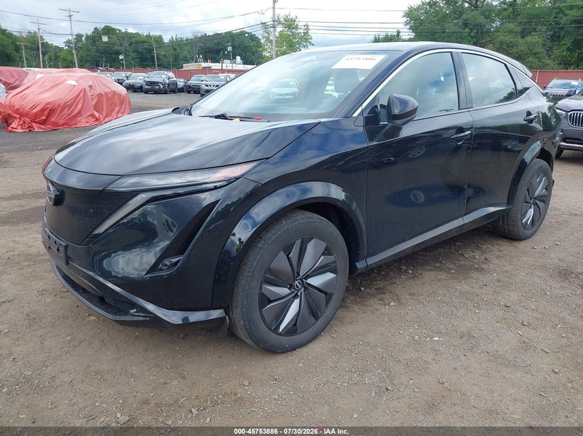 2023 Nissan Ariya VIN JN1AF0BA6PM407724 IAAI salvage auction — REAR END, Salvage Title, sold $10,900 on 2026-08-13 (photo 2)