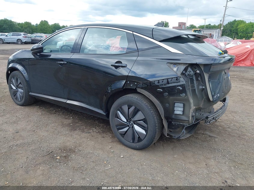 2023 Nissan Ariya VIN JN1AF0BA6PM407724 IAAI salvage auction — REAR END, Salvage Title, sold $10,900 on 2026-08-13 (photo 3)