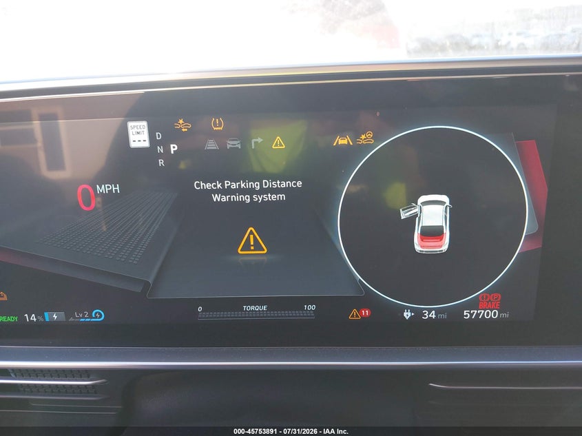 2023 Hyundai Ioniq 6 VIN KMHM54AC9PA019617 IAAI salvage auction — RIGHT REAR, Salvage Title, sold $9,675 on 2026-08-28 (photo 7)
