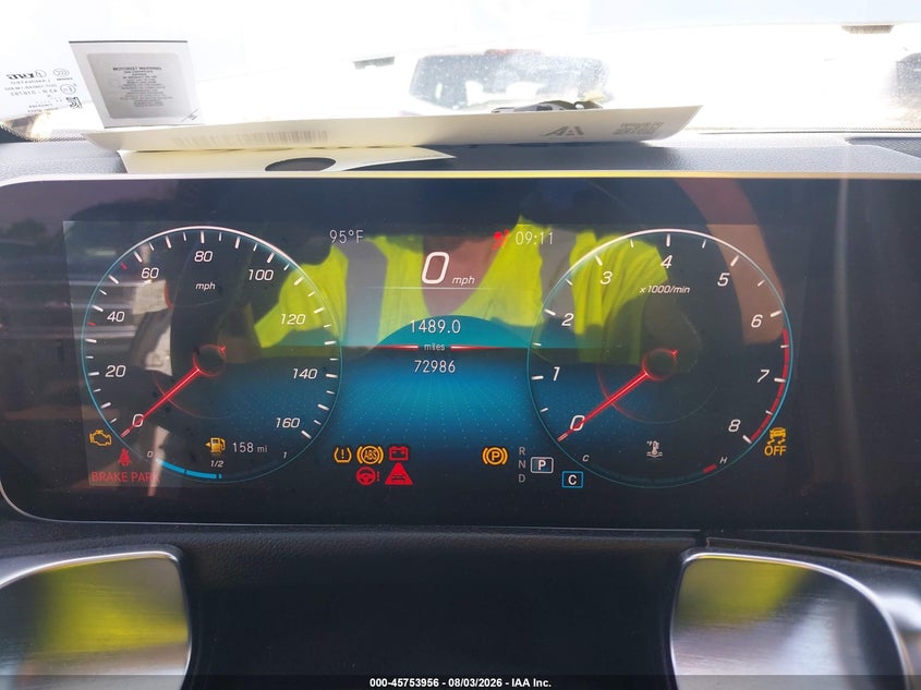 2020 Mercedes-benz Glb VIN WDC4M4HB4LW011565 IAAI salvage auction — NORMAL WEAR, Clear (Michigan), sold $10,600 on 2026-08-13 (photo 7)