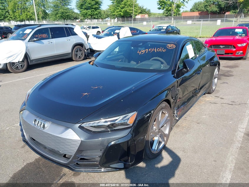 2022 Audi E-tron gt VIN WAUFJBFW0N7007721 IAAI salvage auction — LEFT SIDE, Wait Title, sold $24,400 on 2026-09-17 (photo 2)