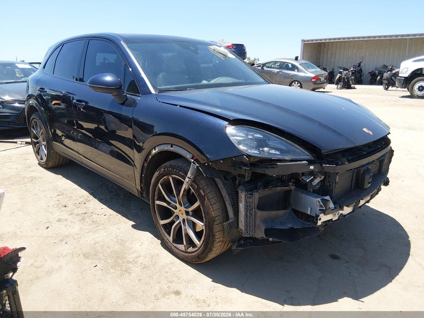 2019 Porsche Cayenne VIN WP1AA2AY3KDA17306 IAAI salvage auction — FRONT END, Salvage (California), sold $14,700 on 2026-08-07 (photo 1)