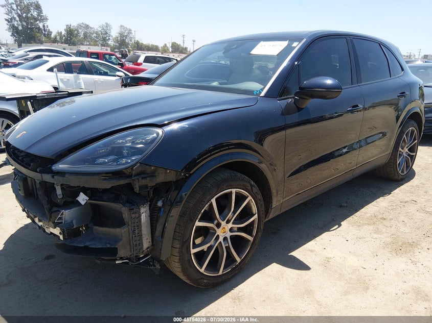 2019 Porsche Cayenne VIN WP1AA2AY3KDA17306 IAAI salvage auction — FRONT END, Salvage (California), sold $14,700 on 2026-08-07 (photo 2)
