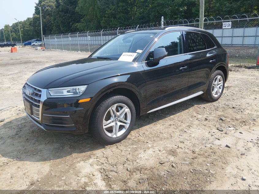 2018 Audi Q5 VIN WA1ANAFY0J2213037 IAAI salvage auction — ENGINE DAMAGE, Clear (Georgia), sold $6,400 on 2026-08-02 (photo 2)