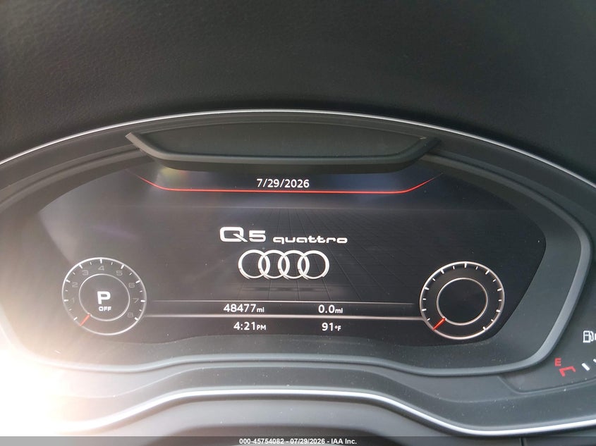 2018 Audi Q5 VIN WA1ANAFY0J2213037 IAAI salvage auction — ENGINE DAMAGE, Clear (Georgia), sold $6,400 on 2026-08-02 (photo 7)