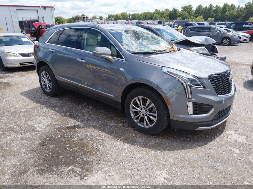2021 Cadillac Xt5 VIN 1GYKNDRS9MZ213532 IAAI salvage auction — FRONT & REAR, Salvage (Idaho), sold $4,400 on 2026-08-25 (photo 1)