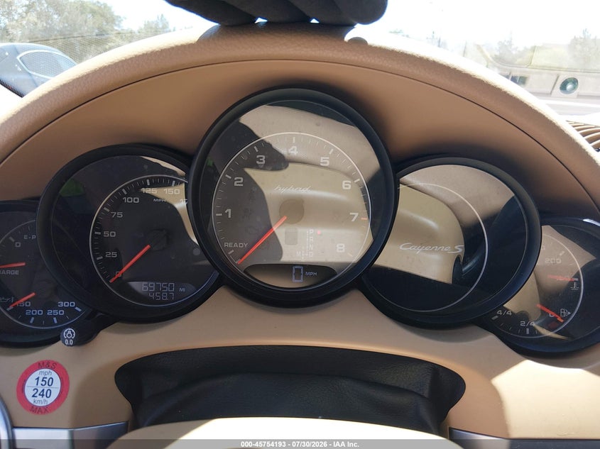 2013 Porsche Cayenne VIN WP1AE2A21DLA15174 IAAI salvage auction — LEFT FRONT, Salvage (California), sold $3,050 on 2026-08-27 (photo 7)