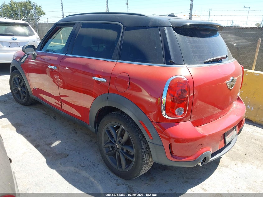 2013 Mini Countryman VIN WMWZC5C51DWP32057 IAAI salvage auction — NORMAL WEAR, Clear - Dealer Only (California), sold $1,000 on 2026-08-20 (photo 3)
