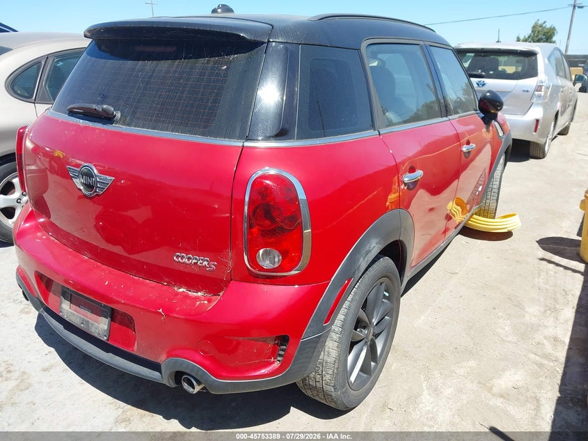 2013 Mini Countryman VIN WMWZC5C51DWP32057 IAAI salvage auction — NORMAL WEAR, Clear - Dealer Only (California), sold $1,000 on 2026-08-20 (photo 4)