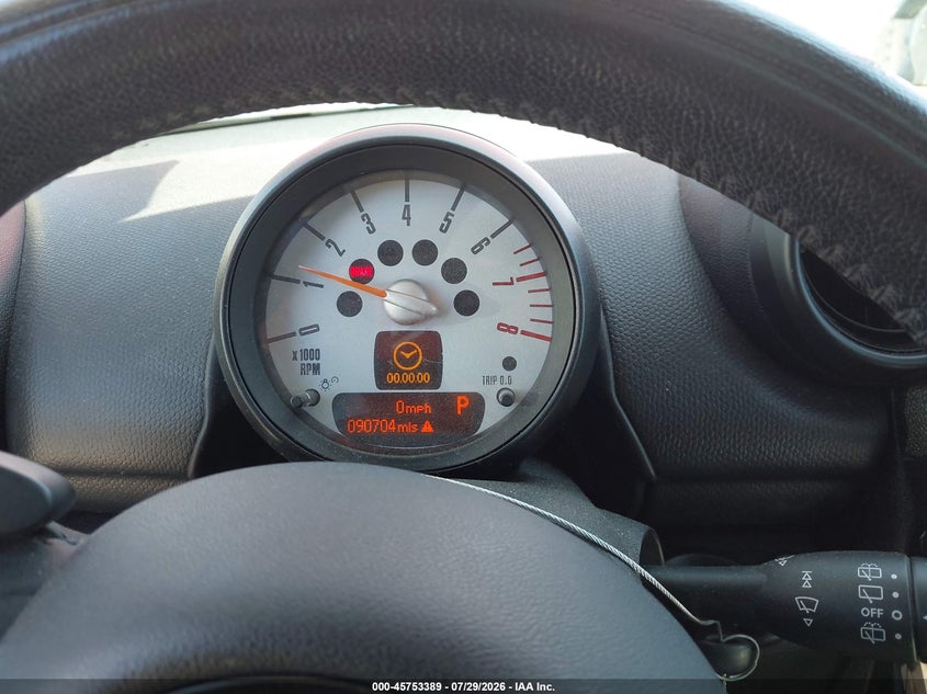 2013 Mini Countryman VIN WMWZC5C51DWP32057 IAAI salvage auction — NORMAL WEAR, Clear - Dealer Only (California), sold $1,000 on 2026-08-20 (photo 7)