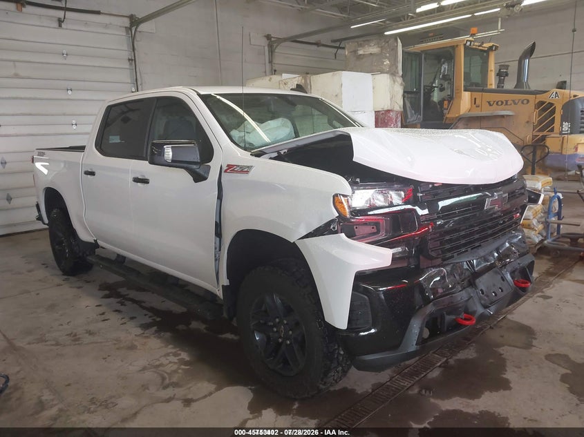 2021 Chevrolet Silverado 1500 VIN 1GCPYFED0MZ202019 IAAI salvage auction — FRONT END, Clear (New York), sold $7,700 on 2026-07-30 (photo 6)
