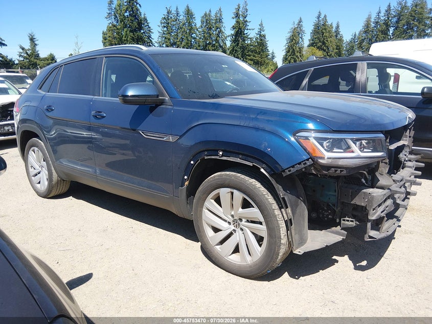 2022 Volkswagen Atlas cross sport VIN 1V2HE2CA5NC213101 — IAAI salvage auction photo