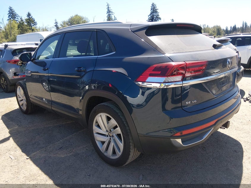 2022 Volkswagen Atlas cross sport VIN 1V2HE2CA5NC213101 IAAI salvage auction — FRONT END, Salvage Title, sold $7,850 on 2026-08-19 (photo 3)