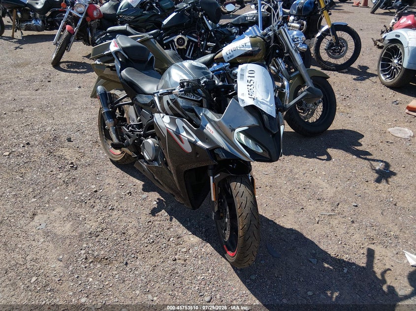 2023 Cf moto 300ss VIN LCEPDPL34P6001273 IAAI salvage auction — FRONT END, Wait Title, sold $300 on 2026-09-29 (photo 1)