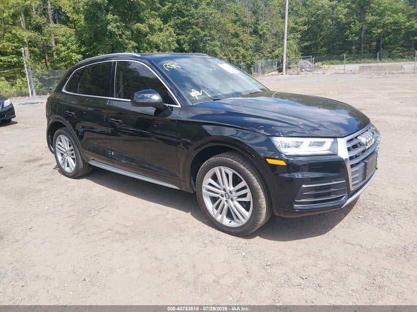 2018 Audi Q5 VIN WA1BNAFY5J2230212 — IAAI salvage auction photo