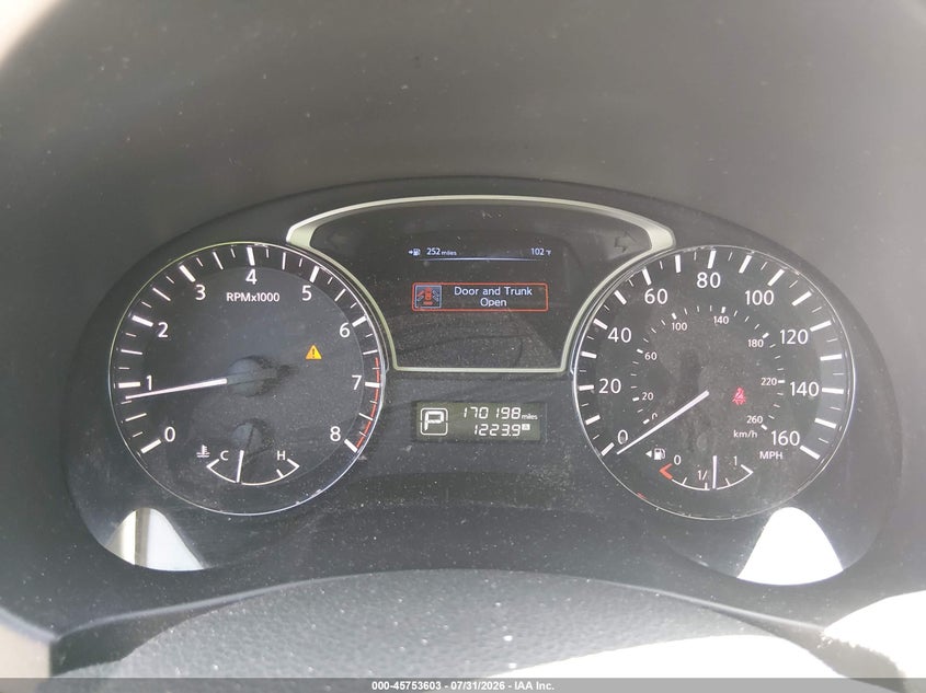 2013 Nissan Altima VIN 1N4AL3AP1DC910176 IAAI salvage auction — REAR END, Salvage Title, sold $25 on 2026-08-27 (photo 7)