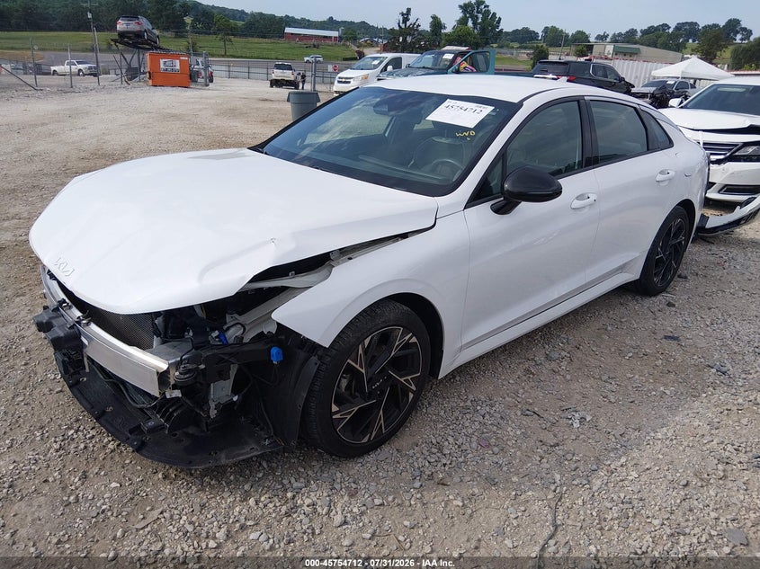 2025 Kia K5 VIN KNAG64J79S5307248 IAAI salvage auction — FRONT END, Wait Title, sold $9,100 on 2026-08-29 (photo 2)