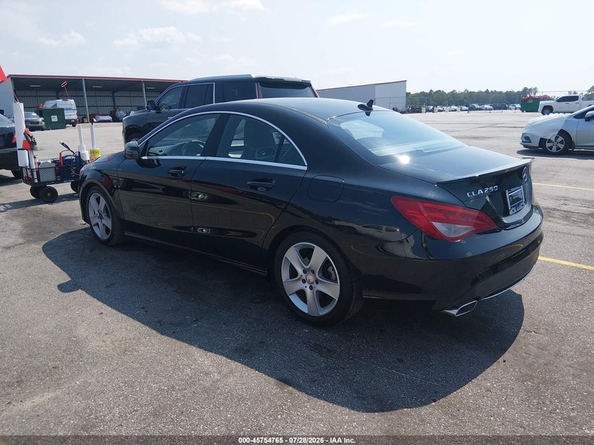 2015 Mercedes-benz Cla-klasse VIN WDDSJ4GB9FN176664 IAAI salvage auction — LEFT FRONT, Repossession Paperwork (Georgia), sold $4,575 on 2026-08-05 (photo 3)