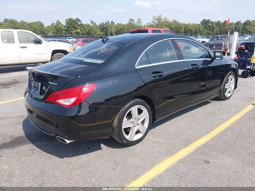 2015 Mercedes-benz Cla-klasse VIN WDDSJ4GB9FN176664 IAAI salvage auction — LEFT FRONT, Repossession Paperwork (Georgia), sold $4,575 on 2026-08-05 (photo 4)