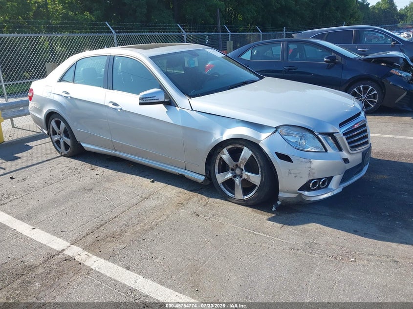 2010 Mercedes-benz E-class VIN WDDHF5GB6AA064650 IAAI salvage auction — RIGHT FRONT, Salvage (North Carolina), sold $725 on 2026-08-13 (photo 1)