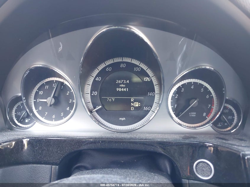 2010 Mercedes-benz E-class VIN WDDHF5GB6AA064650 IAAI salvage auction — RIGHT FRONT, Salvage (North Carolina), sold $725 on 2026-08-13 (photo 7)