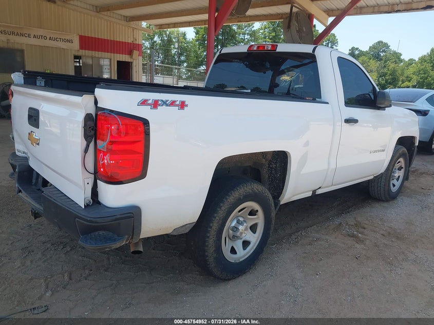 2018 Chevrolet Silverado VIN 1GCNCNEH4JZ266840 IAAI salvage auction — REAR END, Wait Title, sold $7,850 on 2026-09-08 (photo 4)
