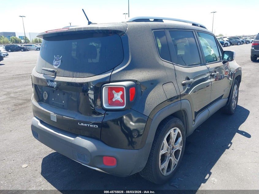 2016 Jeep Renegade VIN ZACCJADT2GPC71246 IAAI salvage auction — FRONT END, Salvage Title, sold $1,450 on 2026-08-16 (photo 4)