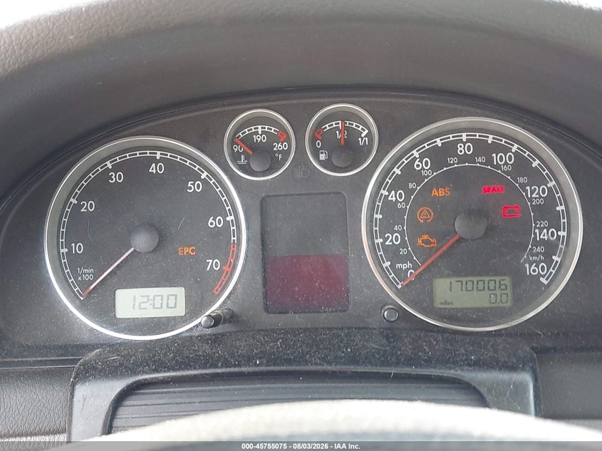 2003 Volkswagen Passat VIN WVWPD63B33P435156 IAAI salvage auction — NORMAL WEAR, Original (Kentucky), sold $225 on 2026-08-19 (photo 7)