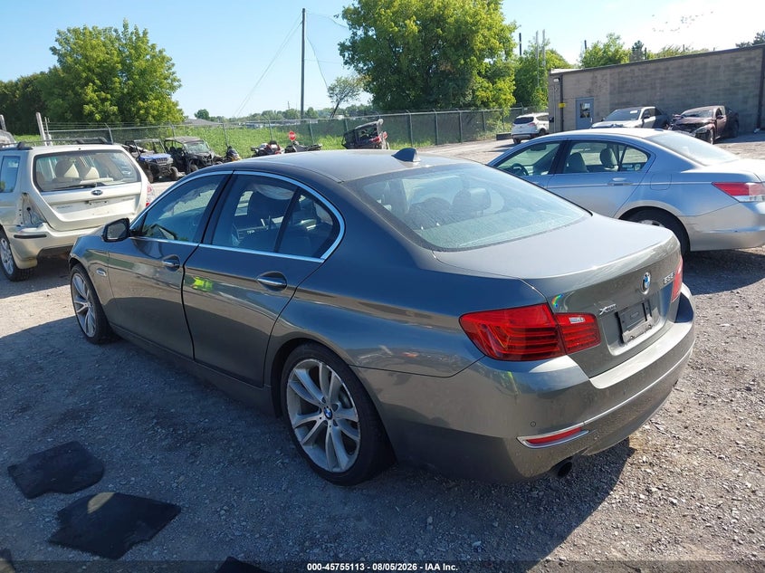 2014 BMW 5er VIN WBA5B3C59ED539304 IAAI salvage auction — FRONT END, Mv-907A (New York), sold $2,200 on 2026-08-13 (photo 3)