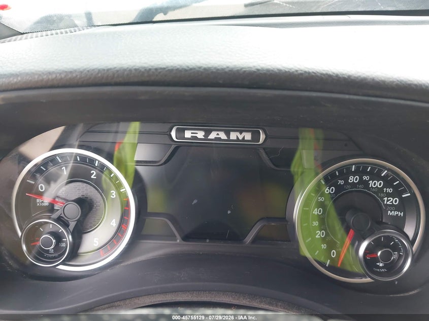 2022 Ram 2500 VIN 3C6UR5CLXNG220654 IAAI salvage auction — FRONT END, Salvage (Texas), sold $8,500 on 2026-08-23 (photo 7)